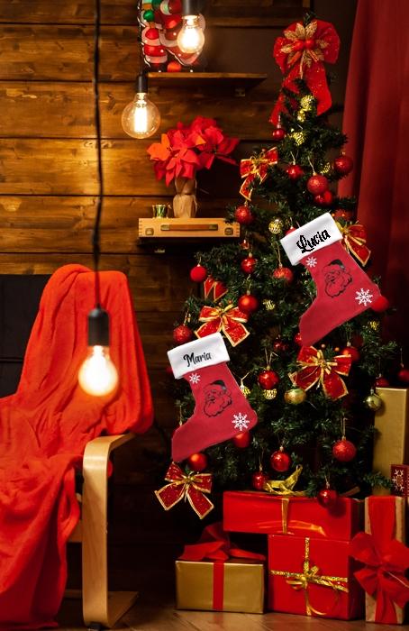 Susana Escribano Calcetin Papa Noel Con Nombre