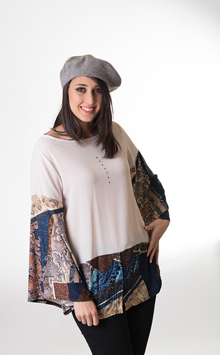 susana escribano Camisa sin cuello para mujer