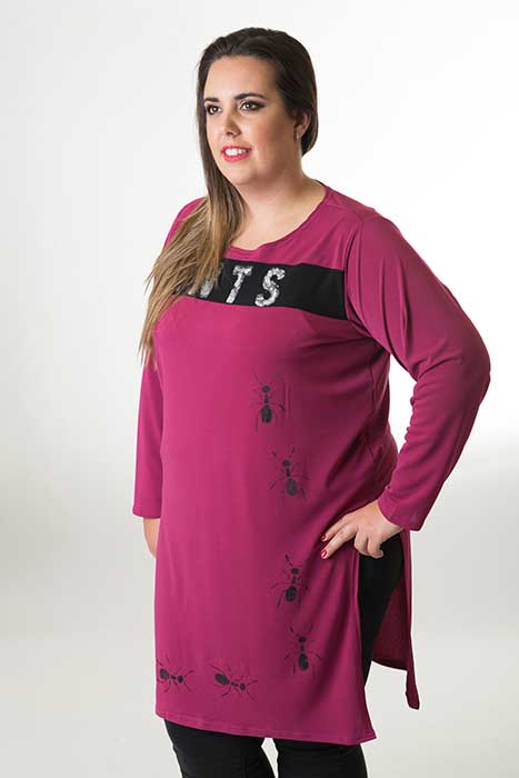 Susana Escribano Camiseta Extra Larga Vestido