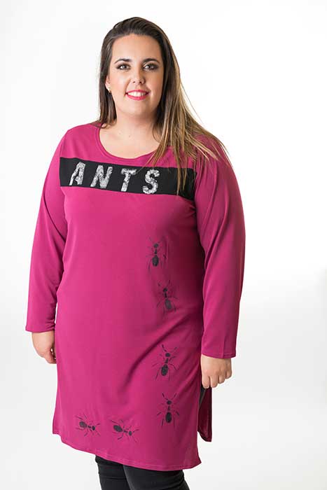 Susana Escribano Camiseta Extra Larga Vestido