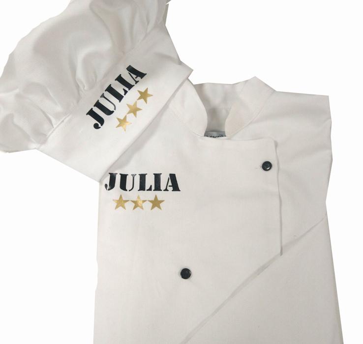 Susana Escribano Chaquetilla Y Gorro Cocinero Niño
