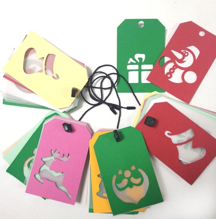 susana escribano Etiquetas Navideñas para regalos