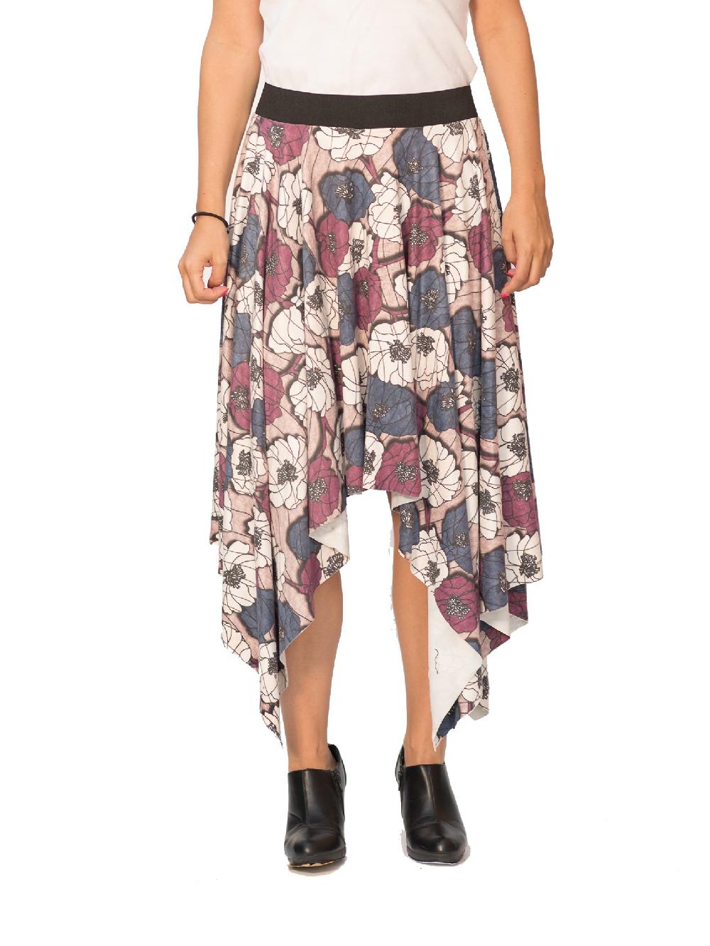 Susana Escribano Falda Acampanada De Picos Mujer