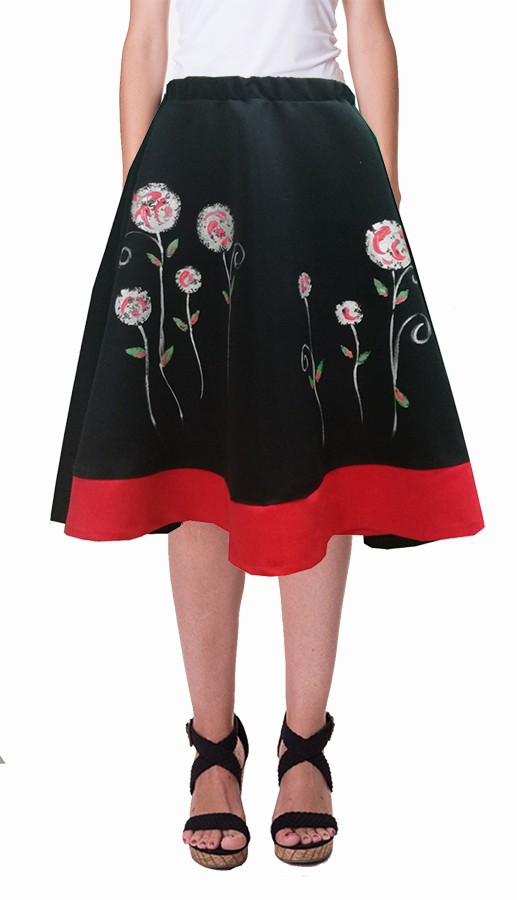 Susana Escribano Falda De Capa Negra