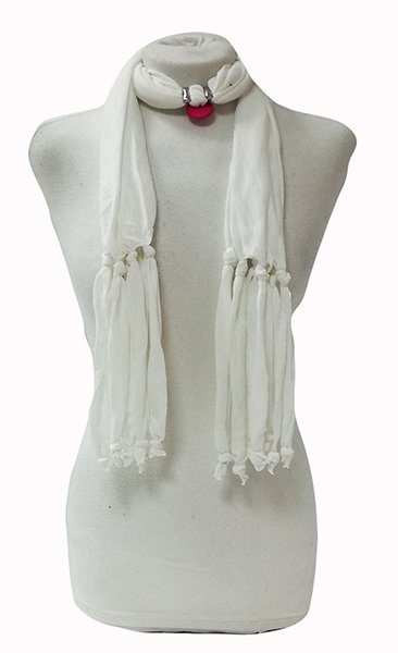 susana escribano Fular joya. Color crudo. Orion