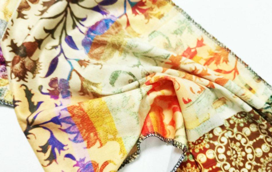 Susana Escribano Fular Largo Con Estampado. Tierra