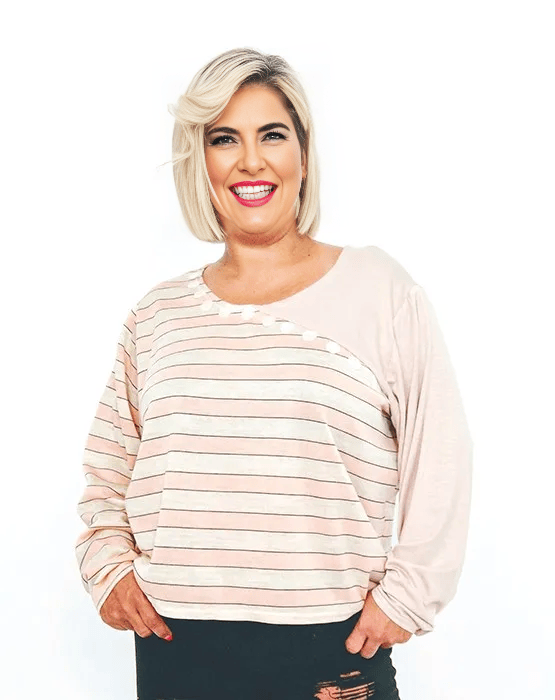 susana escribano Jersey camiseta rayas