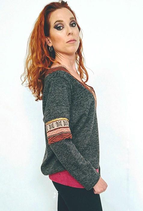 Susana Escribano Jersey De Punto Cuello Pico