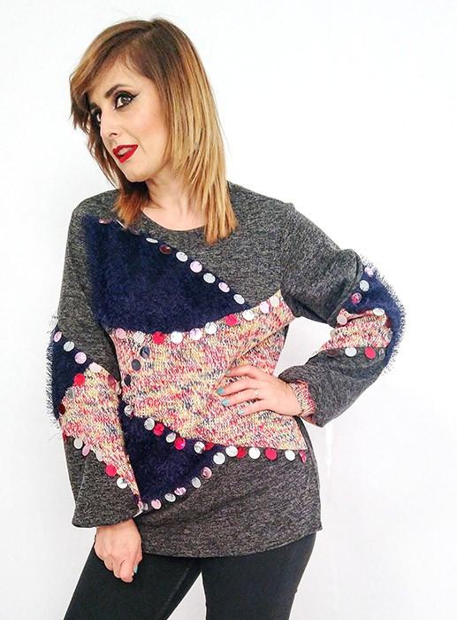 Susana Escribano Jersey Lana De Mujer Colores