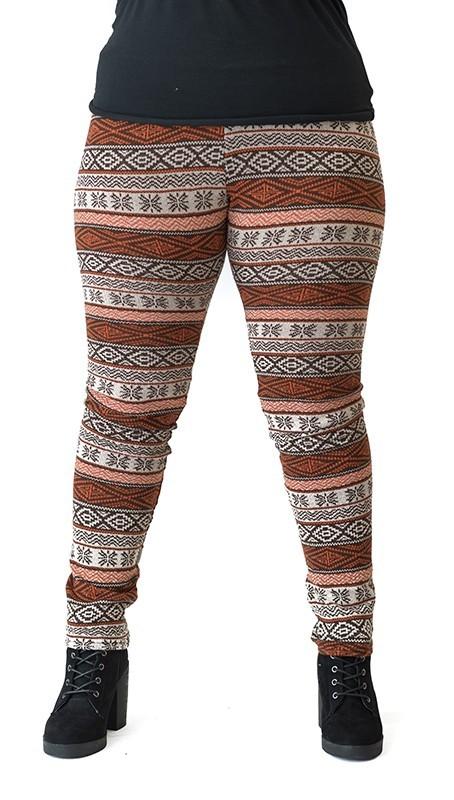 Susana Escribano Leggins De Punto. Leggins A Rayas