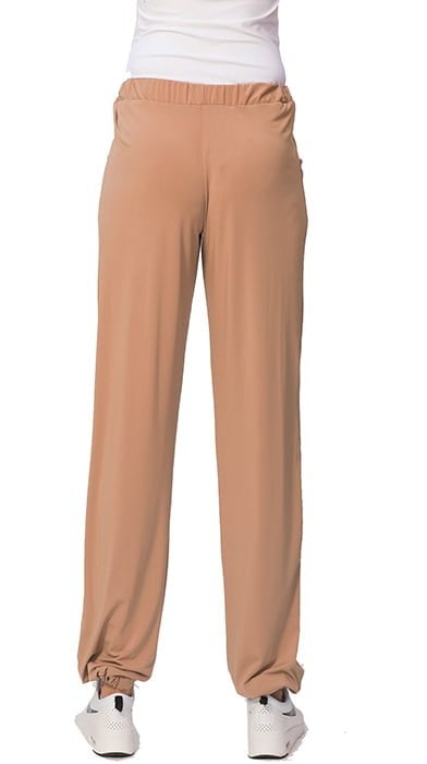Susana Escribano Pantalon Ancho En Color Camel