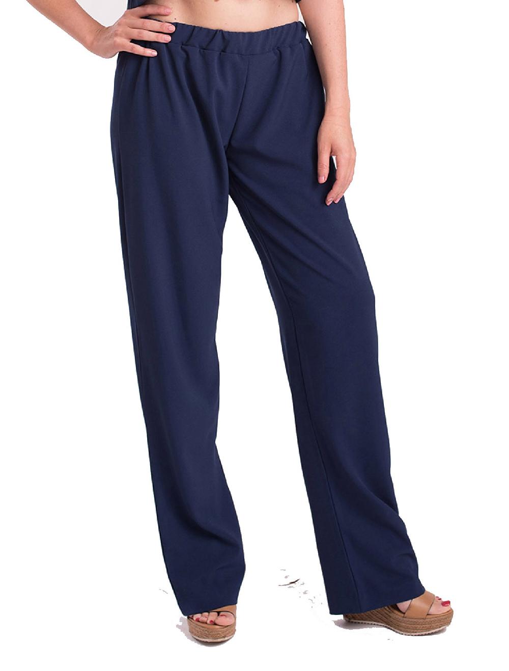 Susana Escribano Pantalon Con Goma En Color Navy