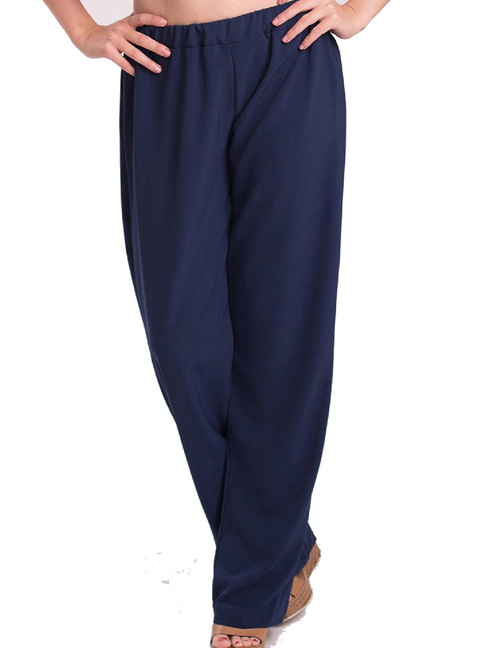 Susana Escribano Pantalon Con Goma En Color Navy