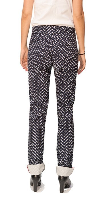 Susana Escribano Pantalon Pitillo Tejido. Motitas