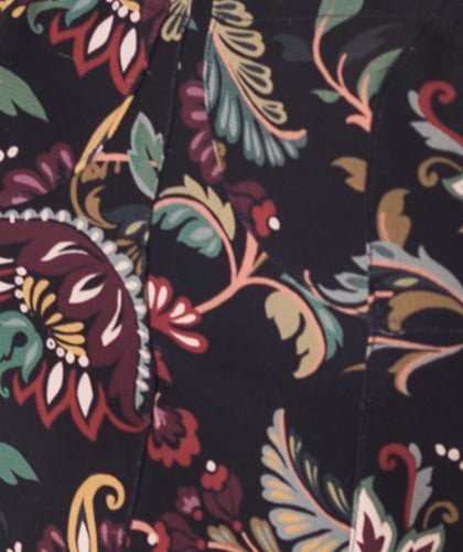 Susana Escribano Top Crop Con Estampado Floreado