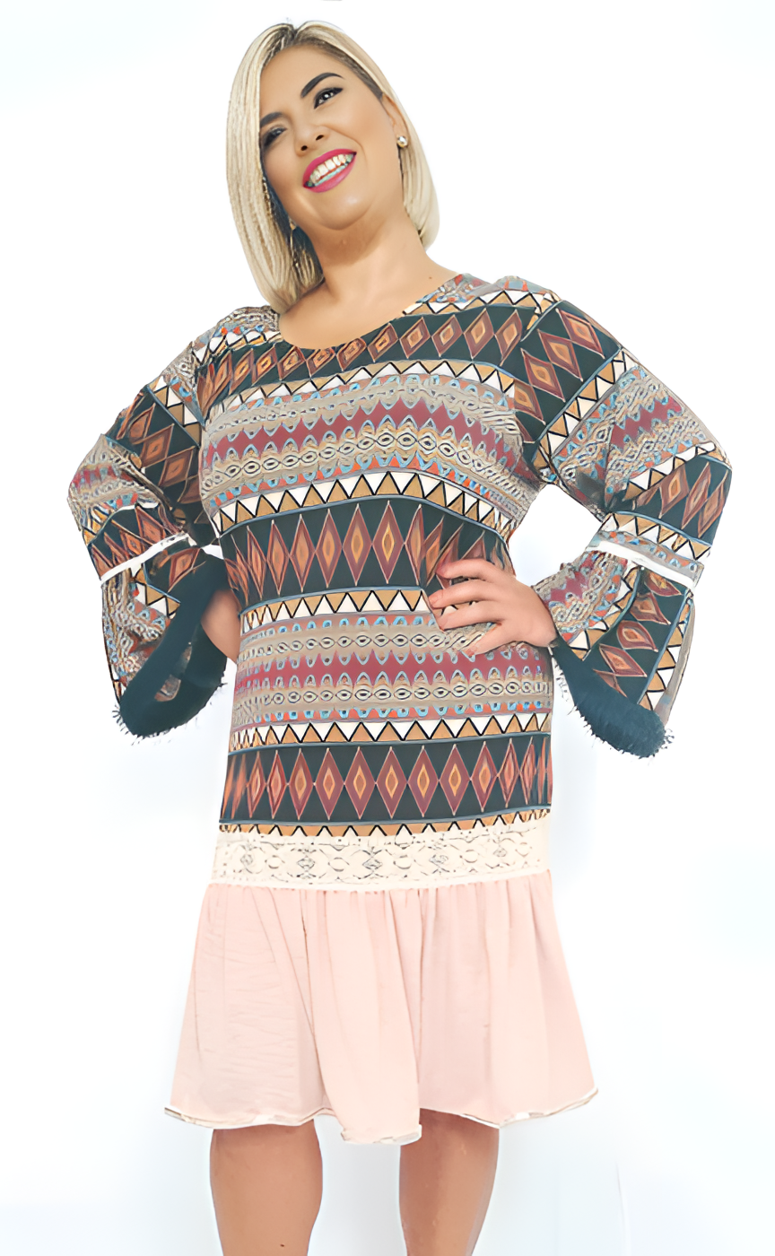 susana escribano Vestido ancho punto mujer