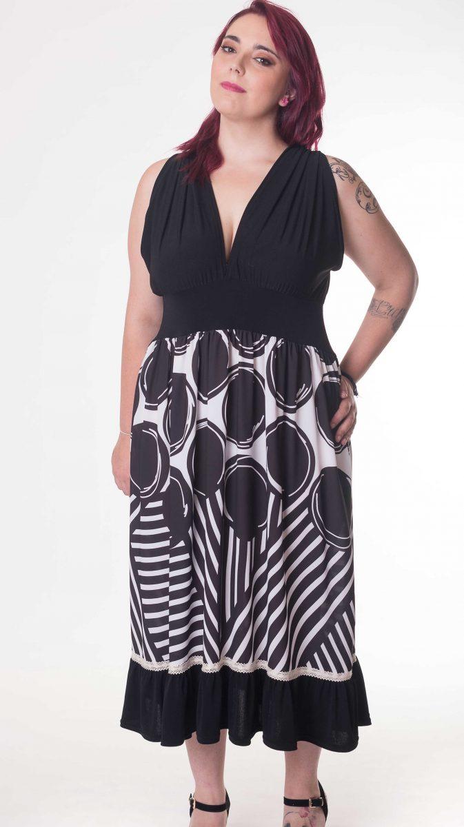 Susana Escribano Vestido Con Escote Drapeado