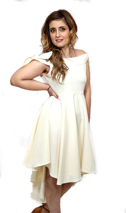 Susana Escribano Vestido Con Vuelo Para Bodas