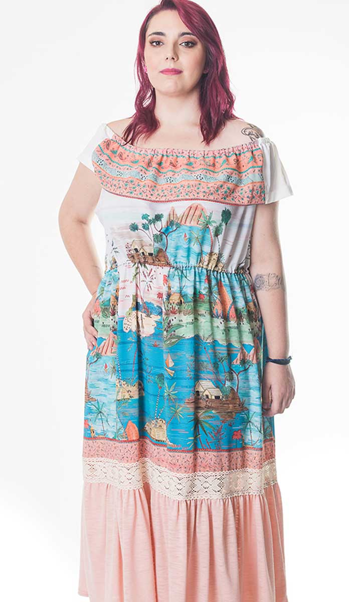 Susana Escribano Vestido De Bambula Vestido Midi