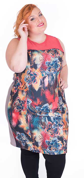 Susana Escribano Vestido De Mujer Con Plumeti