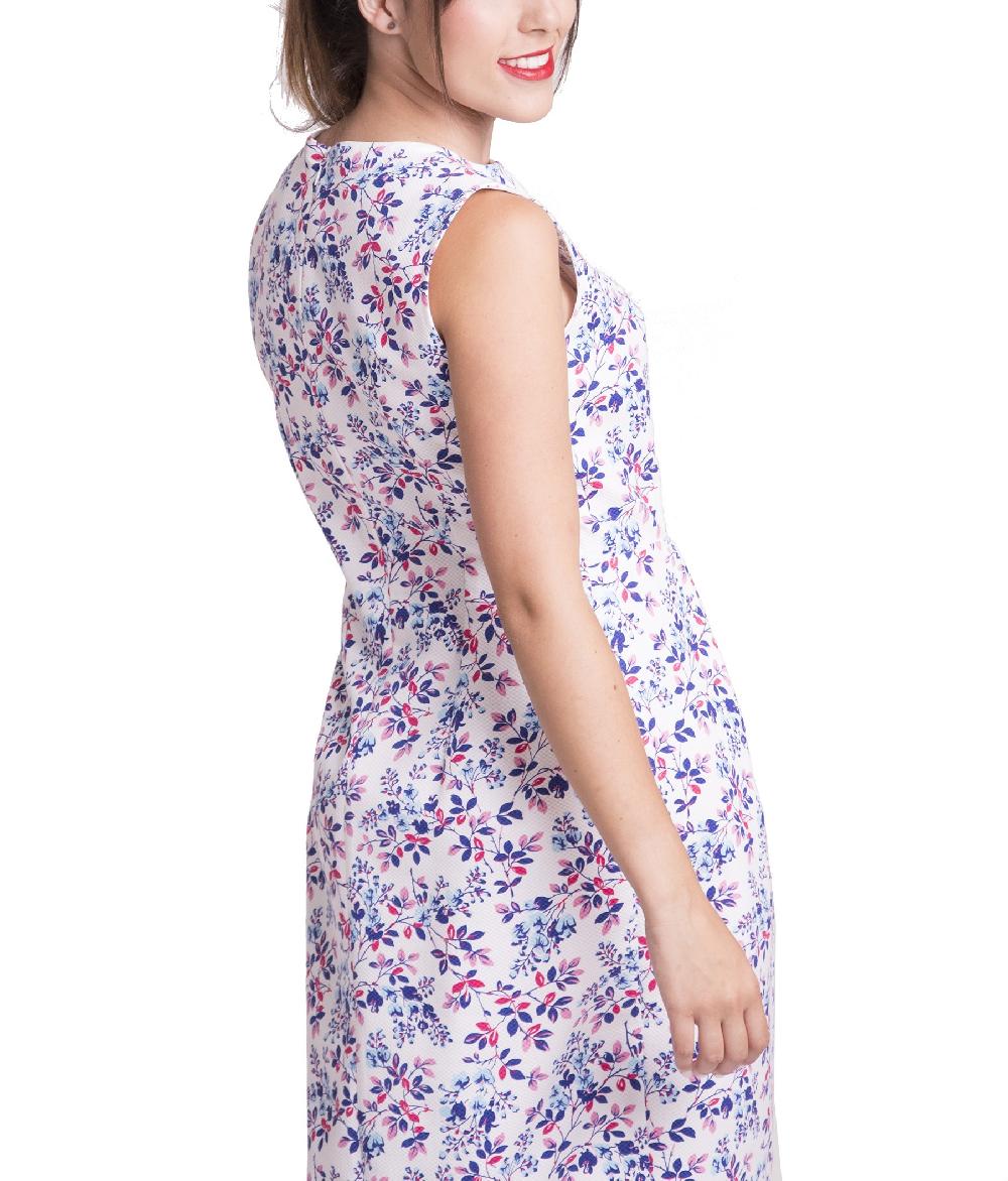 Susana Escribano Vestido De Pique Con Florecillas