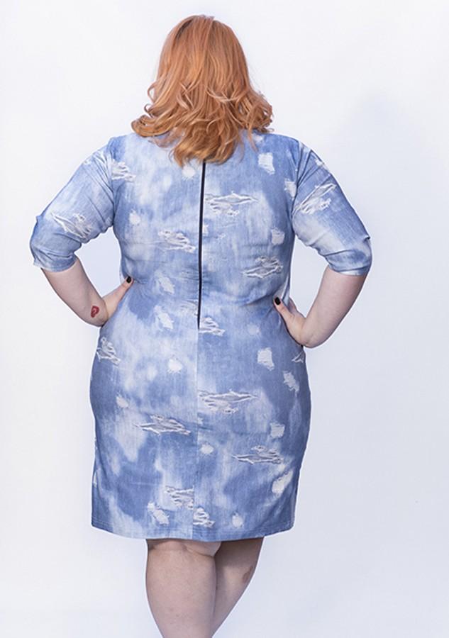 Susana Escribano Vestido Estrecho En Tejano