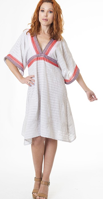 Susana Escribano Vestido Kimono. Manga Corta