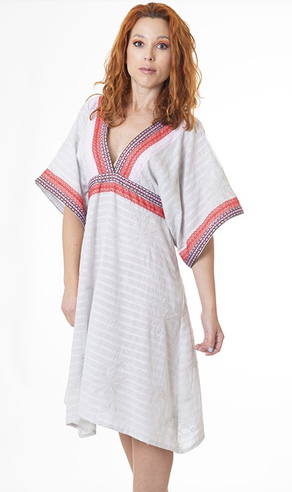 susana escribano Vestido kimono. Manga corta