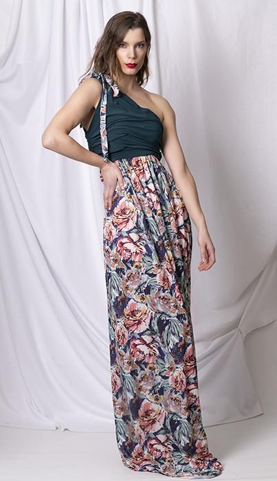 susana escribano Vestido largo invitada de boda