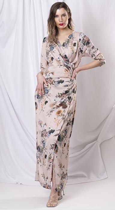 Susana Escribano Vestido Midi Drapeado