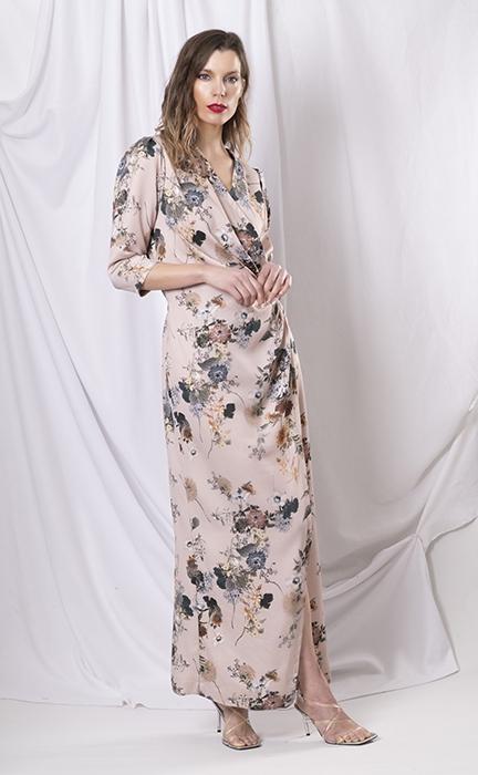 Susana Escribano Vestido Midi Drapeado