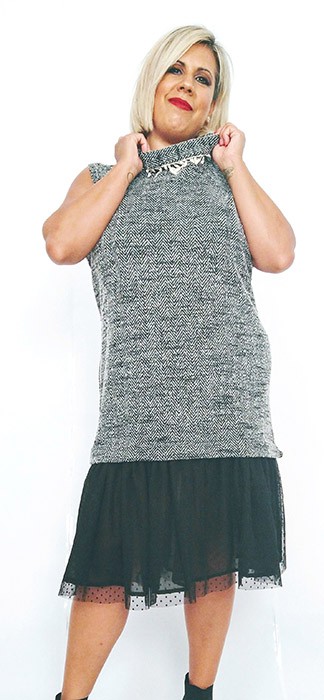 Susana Escribano Vestido Pichi Largo Invierno