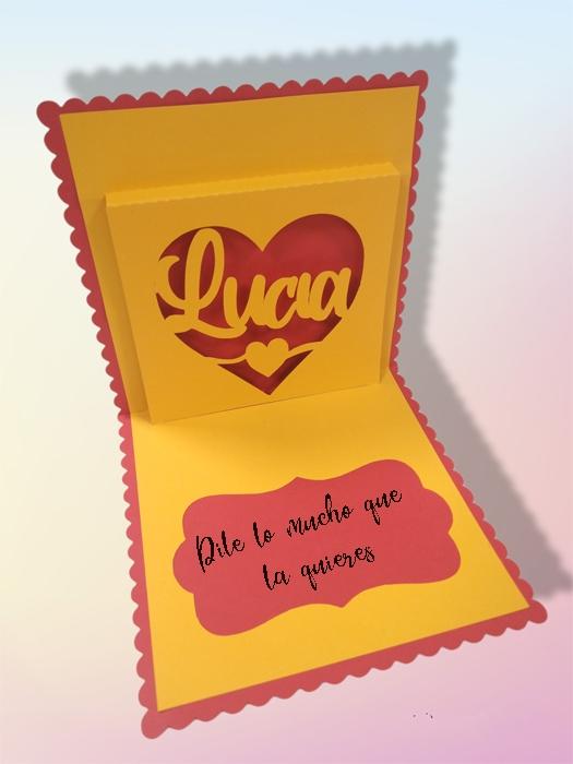 Susana Escribano Tarjeta Personalizada Felicitacion. Envio Gratis