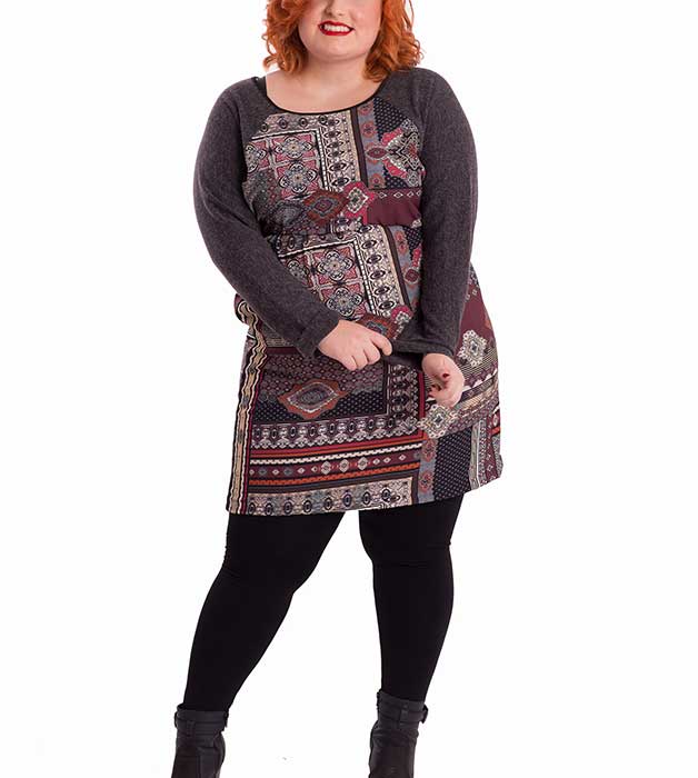 Susana Escribano Tejido Fino Para Vestido. Tonos Grises Granates