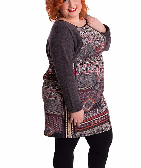 Susana Escribano Tejido Fino Para Vestido. Tonos Grises Granates