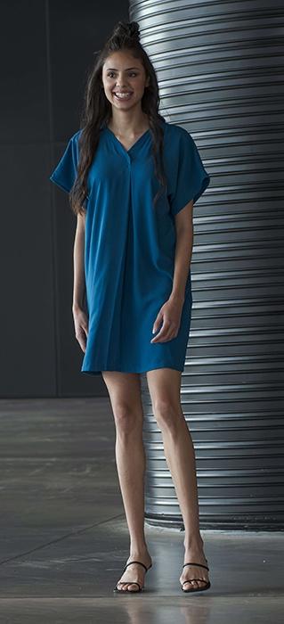 Susana Escribano Vestido Casual Azul Electrico. Rebajas