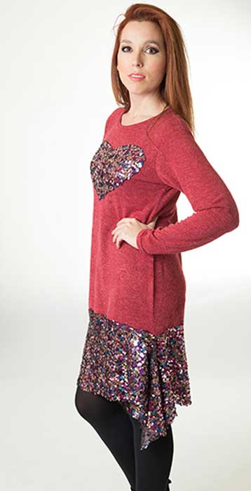 Susana Escribano Vestido De Lentejuelas Con Cozaron