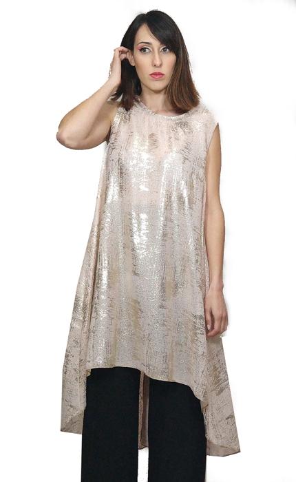 Susana Escribano Vestido Dorado Largo Informal. Ofertas De Ropa En Línea