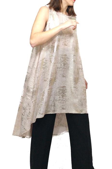 Susana Escribano Vestido Dorado Largo Informal. Ofertas De Ropa En Línea