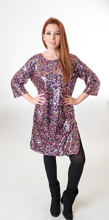 Susana Escribano Vestido Lentejuelas. Tu Prenda Para Brillar