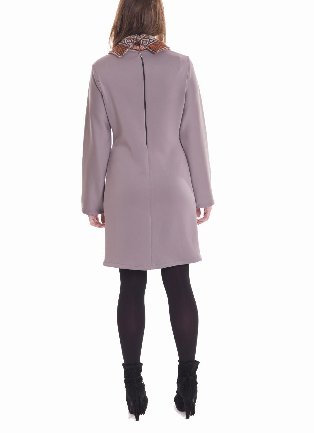 Susana Escribano Vestido Otoño Invierno Tejido De Neopreno