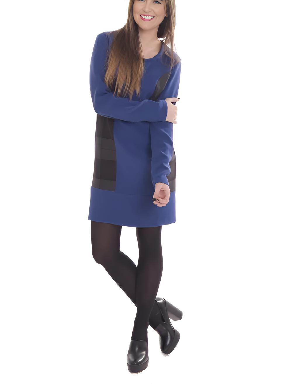 susana escribano Vestidos de calle mujer. Color azul