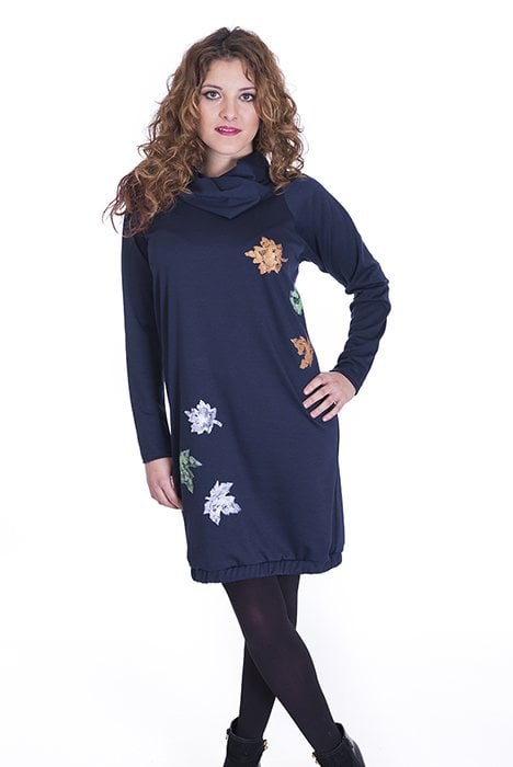 Susana Escribano Vestidos De Estilo Casual Tejido Marino De Felpa