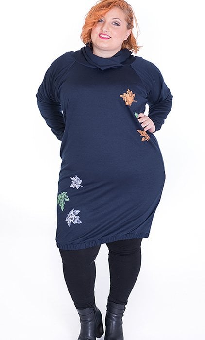 Susana Escribano Vestidos De Estilo Casual Tejido Marino De Felpa