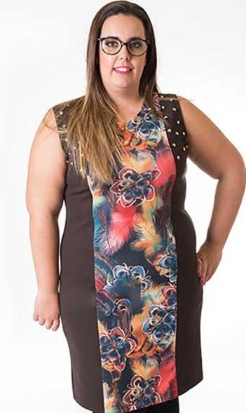 Susana Escribano Vestidos Moda Mujer Adorno Tachuelas