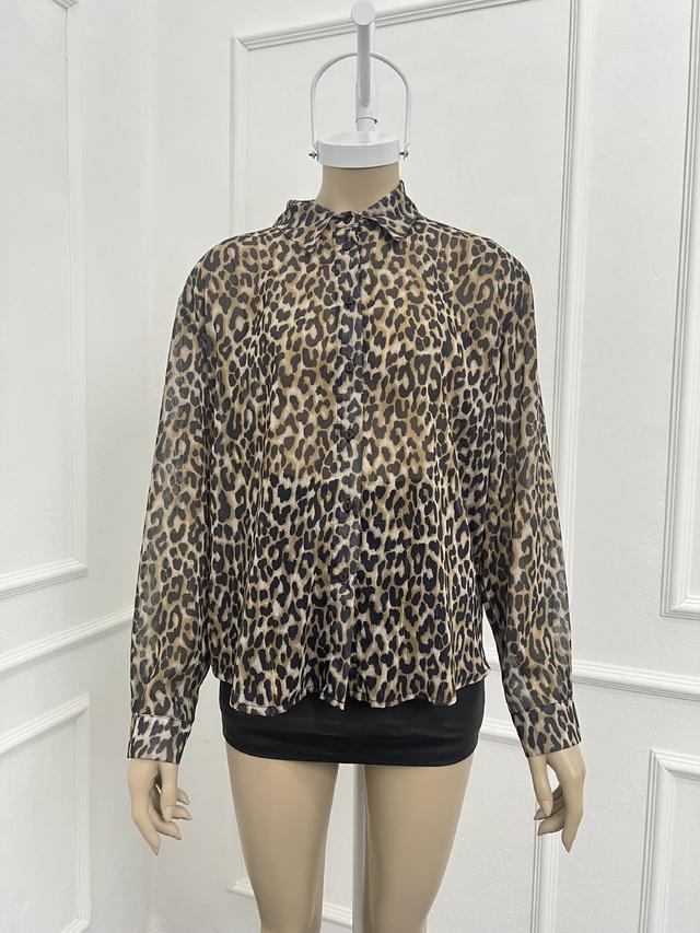 sweet lola Camisa rey leopardo