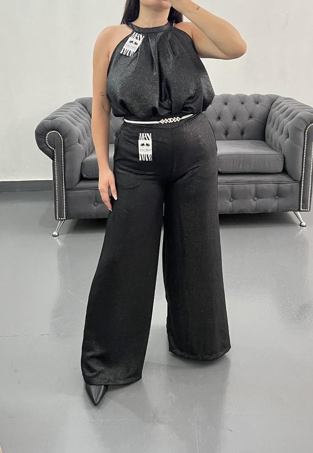 sweet lola Pantalón palazzo kerena brillo