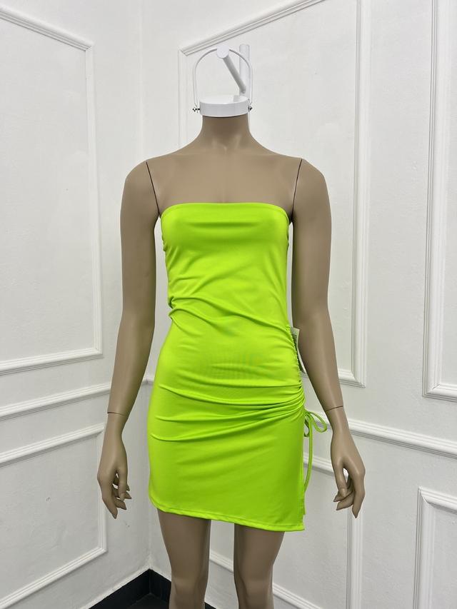 sweet lola Vestido greta fluor