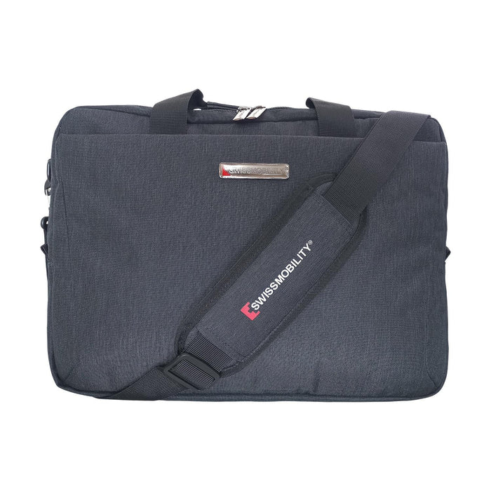 Swiss Mobility Maletín Portalaptop 17'' THAL Swissmobility Color Negro