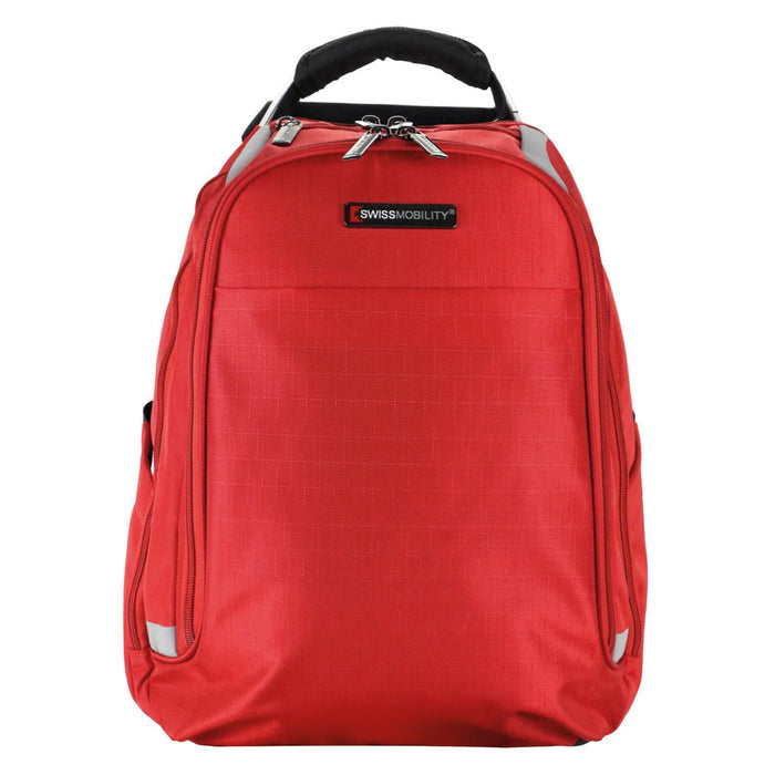 swiss mobility Mochila Swissmobility Zion para Laptop de 15.6'' Color Rojo